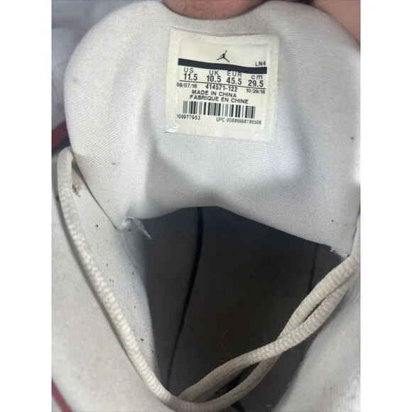 Jordan 13 Retro Chicago White Cherry Red Size 414571-122